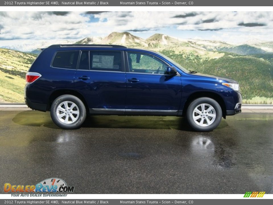 Nautical Blue Metallic 2012 Toyota Highlander SE 4WD Photo #2