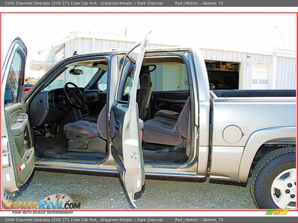 2006 Chevrolet Silverado 1500 Z71 Crew Cab 4x4 Graystone Metallic / Dark Charcoal Photo #28