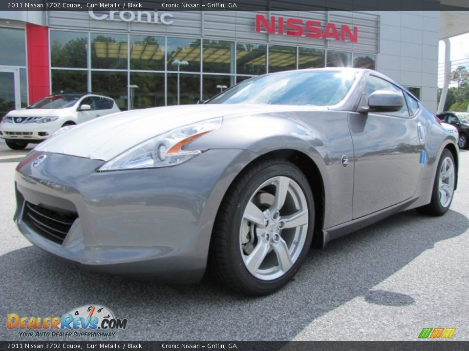 2011 Nissan 370Z Coupe Gun Metallic / Black Photo #1
