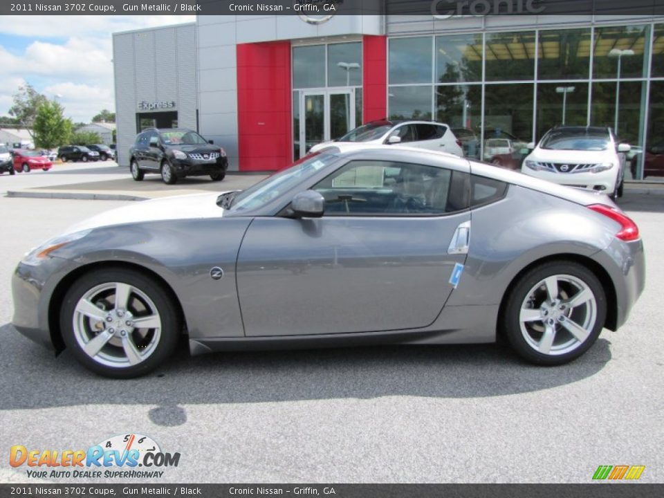 2011 Nissan 370Z Coupe Gun Metallic / Black Photo #2