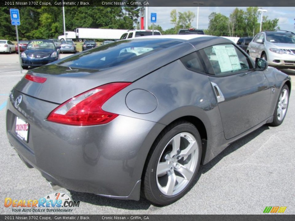 2011 Nissan 370Z Coupe Gun Metallic / Black Photo #5