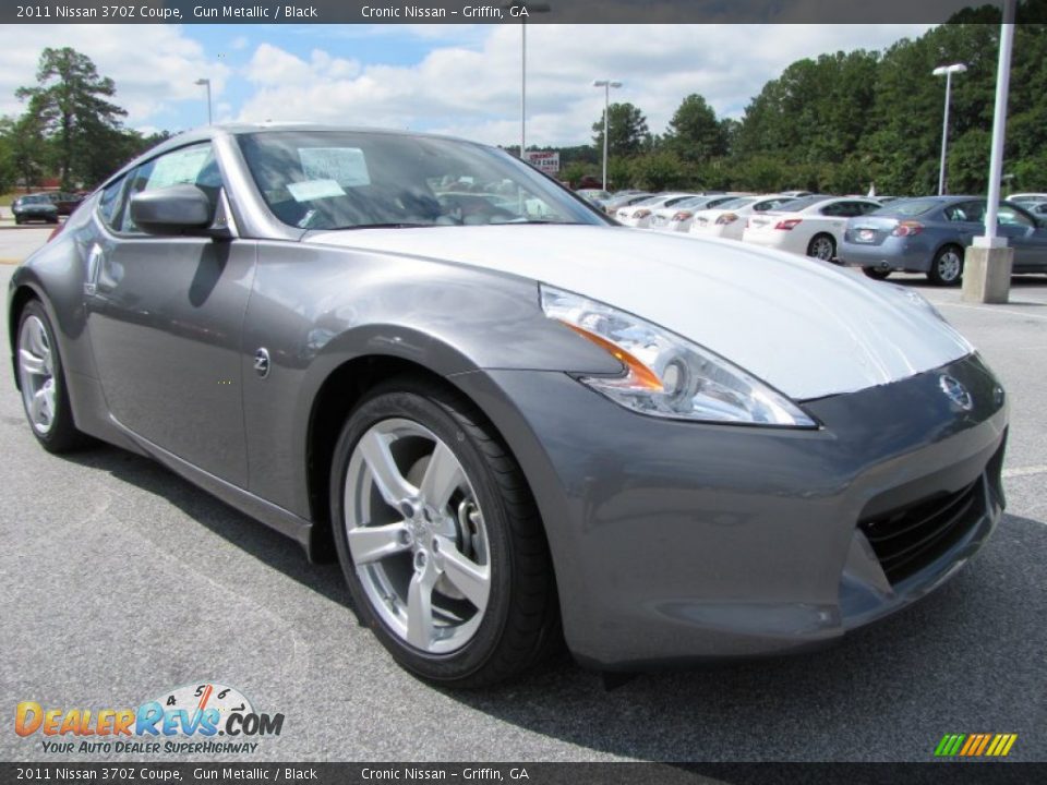 2011 Nissan 370Z Coupe Gun Metallic / Black Photo #7