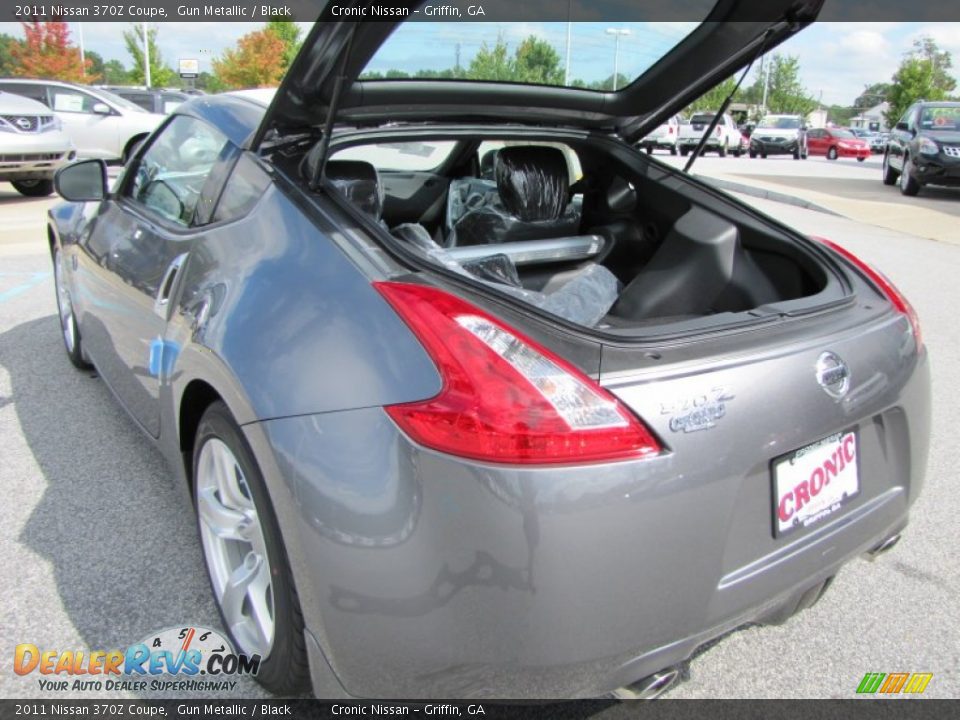 2011 Nissan 370Z Coupe Gun Metallic / Black Photo #11