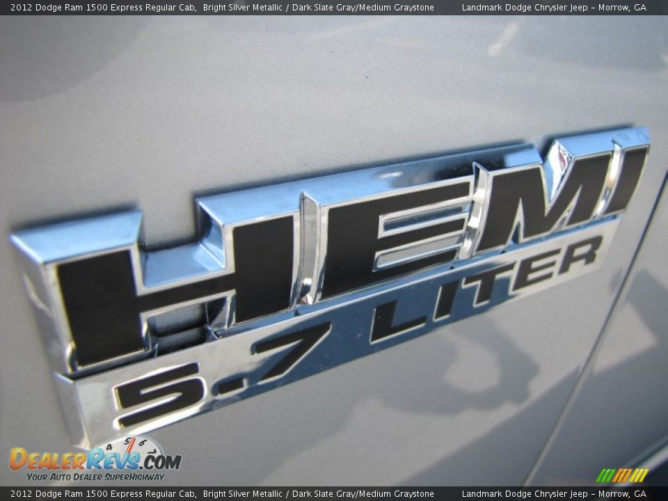 2012 Dodge Ram 1500 Express Regular Cab Bright Silver Metallic / Dark Slate Gray/Medium Graystone Photo #6