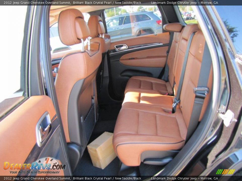 New Saddle/Black Interior - 2012 Jeep Grand Cherokee Overland Summit Photo #7