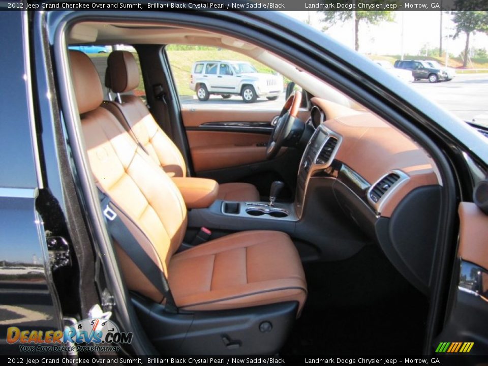 New Saddle/Black Interior - 2012 Jeep Grand Cherokee Overland Summit Photo #11