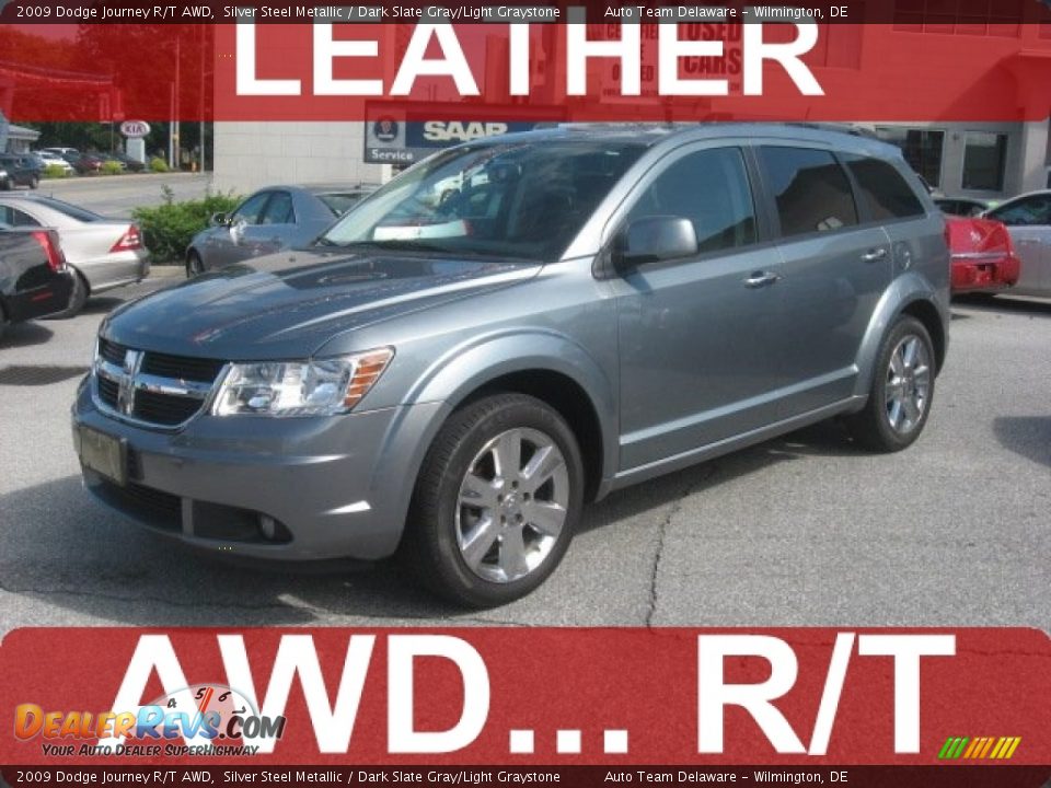 2009 Dodge Journey R/T AWD Silver Steel Metallic / Dark Slate Gray/Light Graystone Photo #1