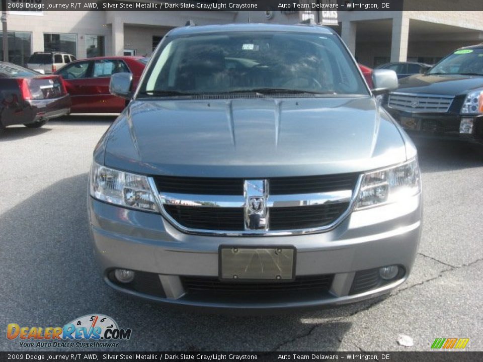 2009 Dodge Journey R/T AWD Silver Steel Metallic / Dark Slate Gray/Light Graystone Photo #3