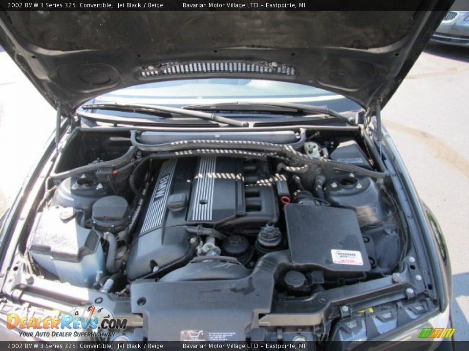 2002 BMW 3 Series 325i Convertible 2.5L DOHC 24V Inline 6 Cylinder Engine Photo #11