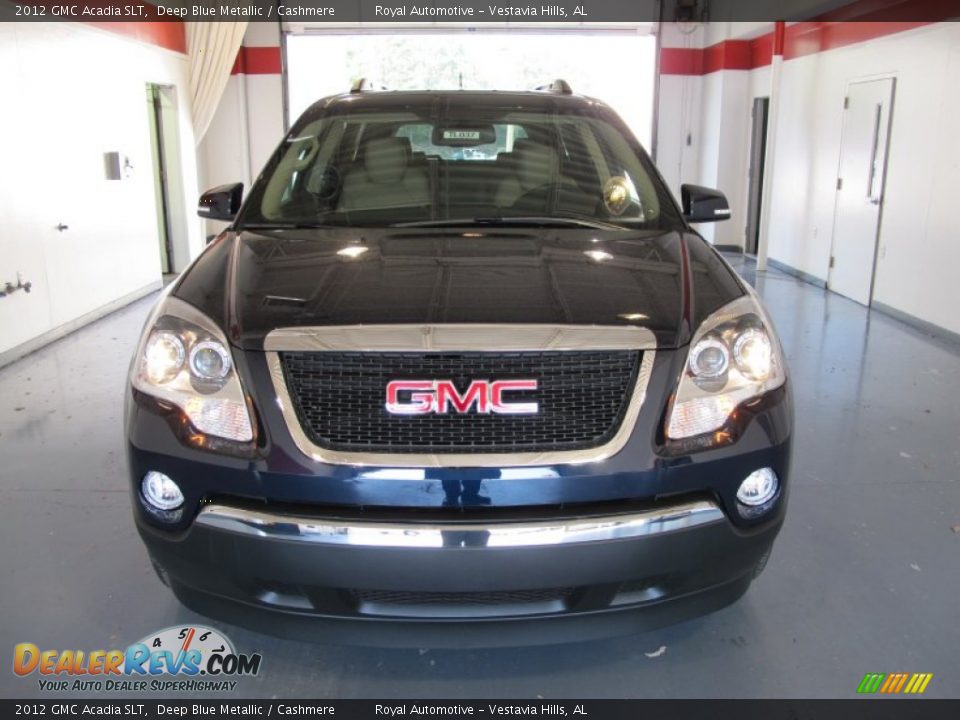 2012 GMC Acadia SLT Deep Blue Metallic / Cashmere Photo #6