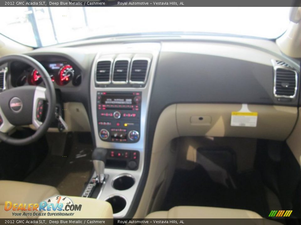 2012 GMC Acadia SLT Deep Blue Metallic / Cashmere Photo #9