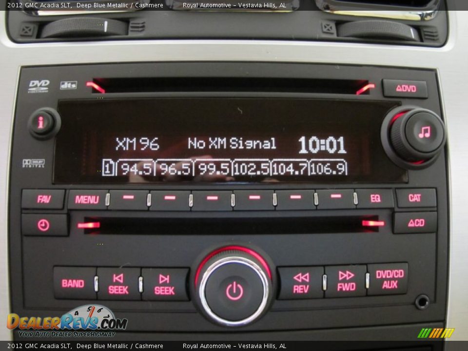 Audio System of 2012 GMC Acadia SLT Photo #15