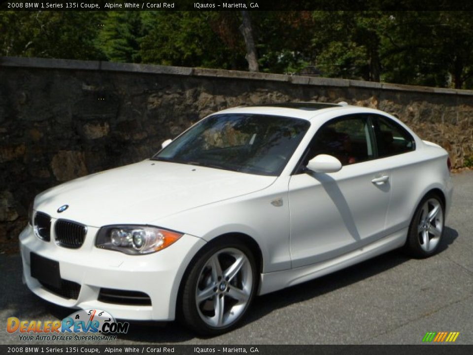 Bmw 135i white coral red #4