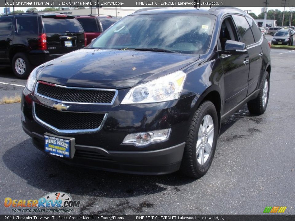 2011 Chevrolet Traverse LT Black Granite Metallic / Ebony/Ebony Photo #1