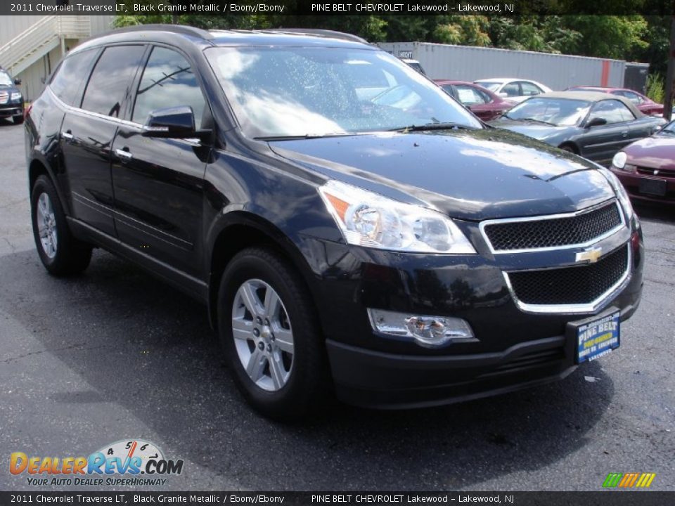 2011 Chevrolet Traverse LT Black Granite Metallic / Ebony/Ebony Photo #3