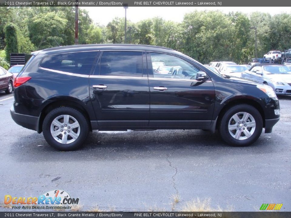 2011 Chevrolet Traverse LT Black Granite Metallic / Ebony/Ebony Photo #7