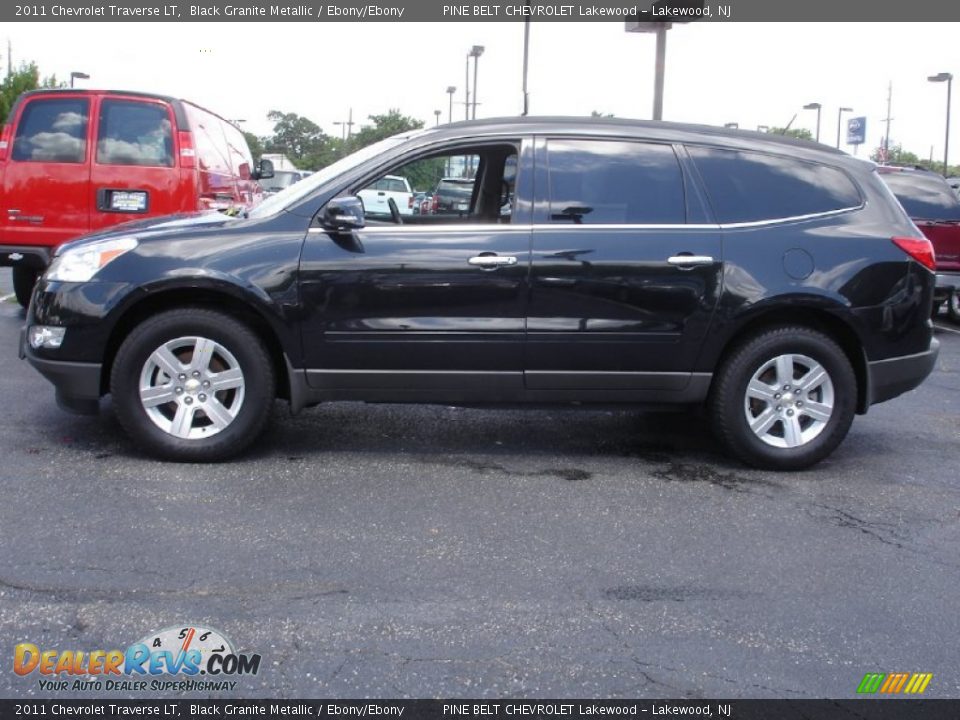 2011 Chevrolet Traverse LT Black Granite Metallic / Ebony/Ebony Photo #9