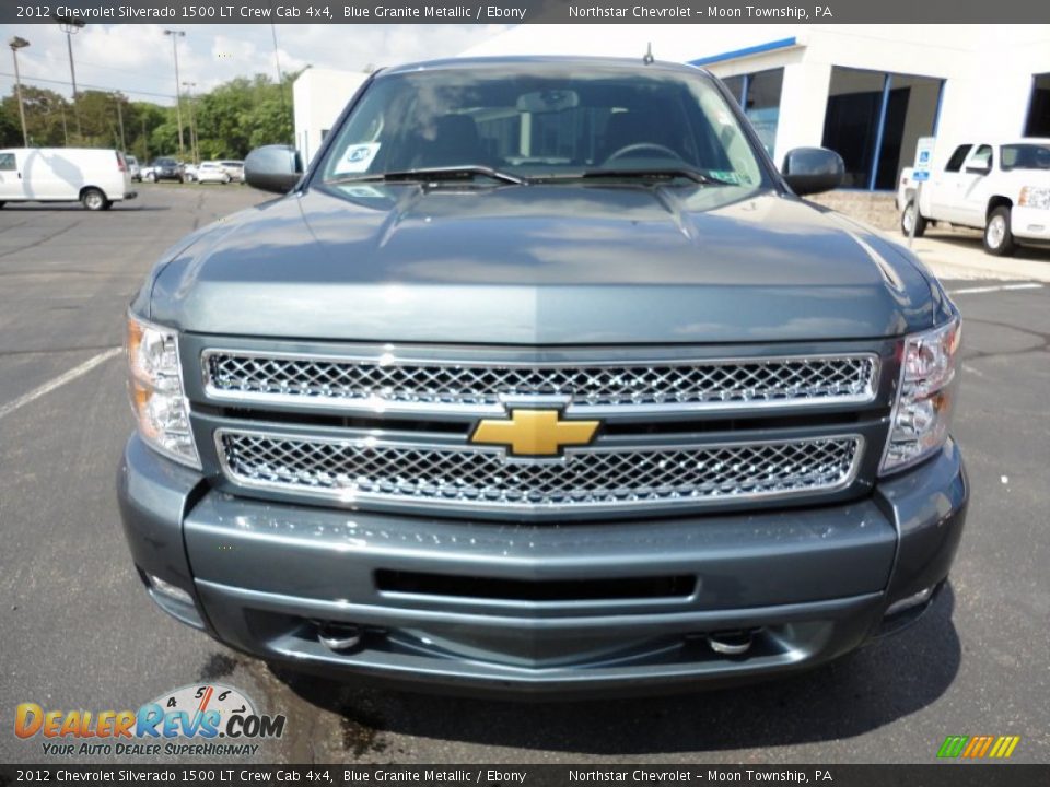 Blue Granite Metallic 2012 Chevrolet Silverado 1500 LT Crew Cab 4x4 Photo #2