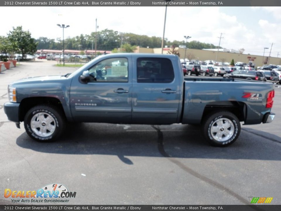 Blue Granite Metallic 2012 Chevrolet Silverado 1500 LT Crew Cab 4x4 Photo #4