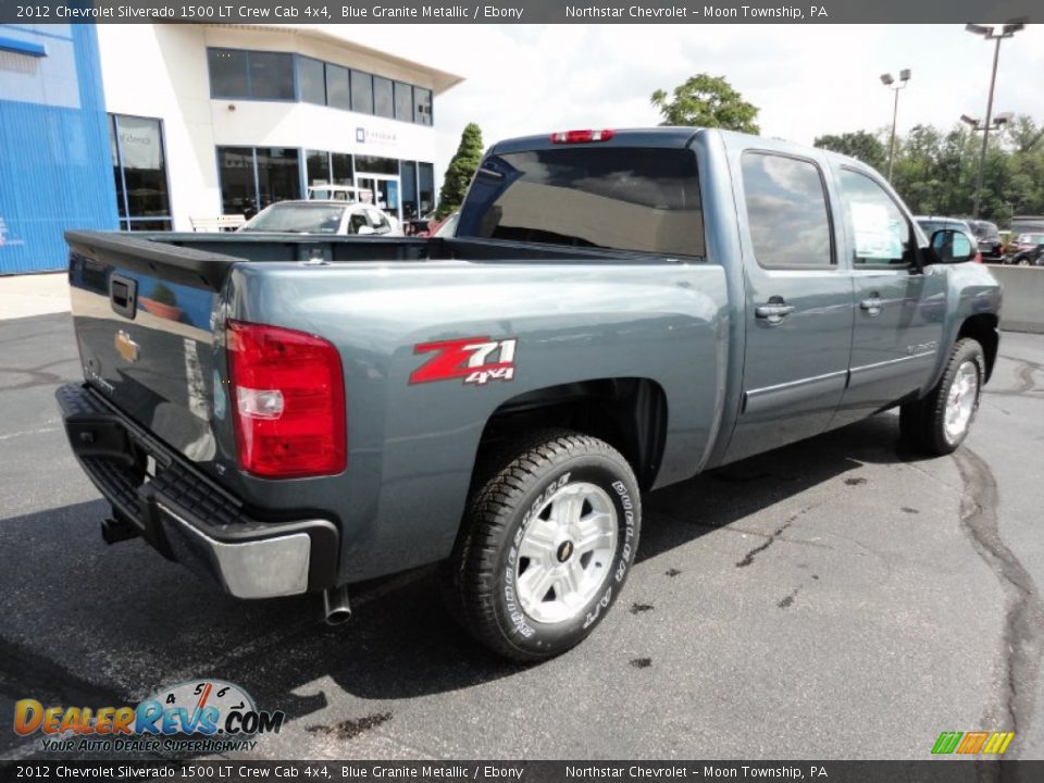 Blue Granite Metallic 2012 Chevrolet Silverado 1500 LT Crew Cab 4x4 Photo #7