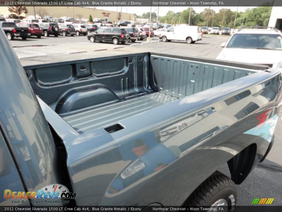 2012 Chevrolet Silverado 1500 LT Crew Cab 4x4 Blue Granite Metallic / Ebony Photo #10