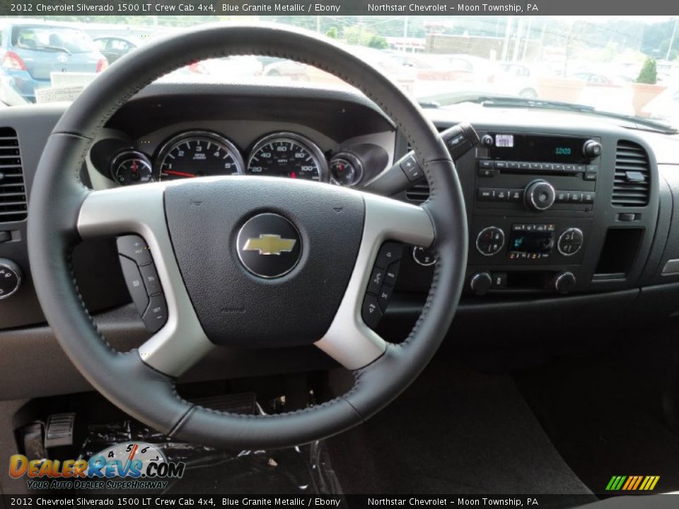 2012 Chevrolet Silverado 1500 LT Crew Cab 4x4 Steering Wheel Photo #12