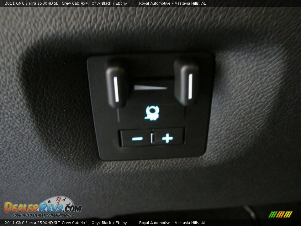 2011 GMC Sierra 2500HD SLT Crew Cab 4x4 Onyx Black / Ebony Photo #16