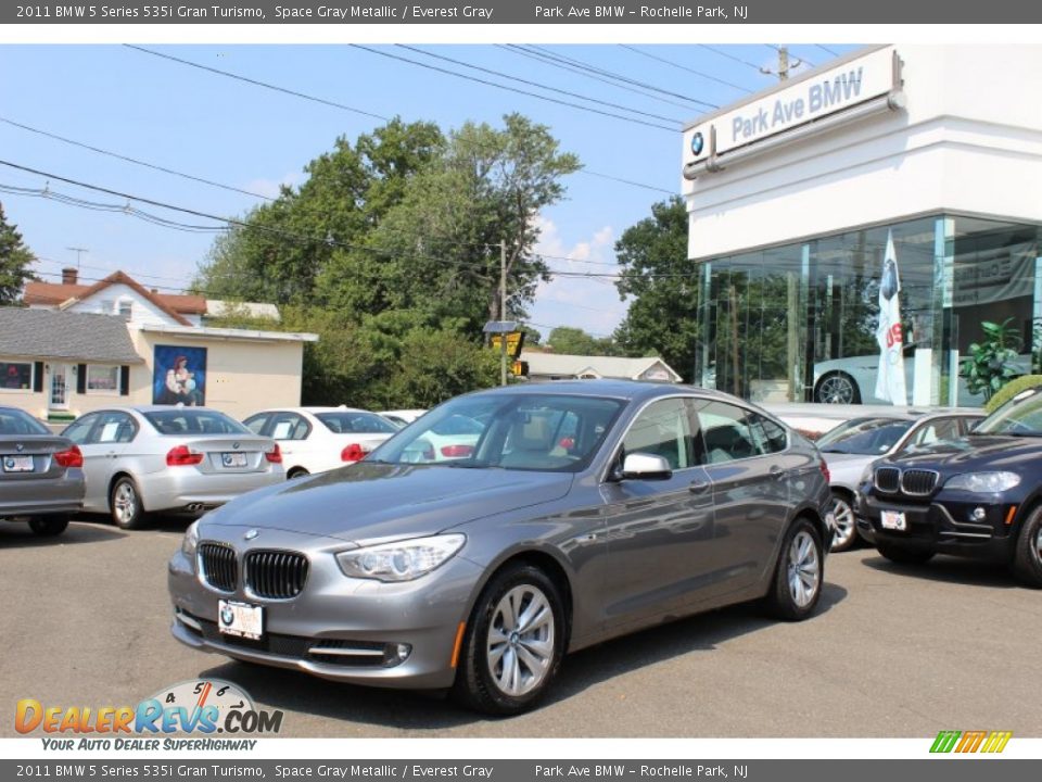 2011 BMW 5 Series 535i Gran Turismo Space Gray Metallic / Everest Gray Photo #1