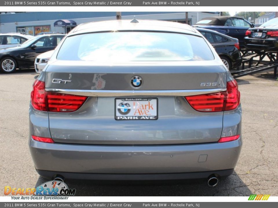 2011 BMW 5 Series 535i Gran Turismo Space Gray Metallic / Everest Gray Photo #6