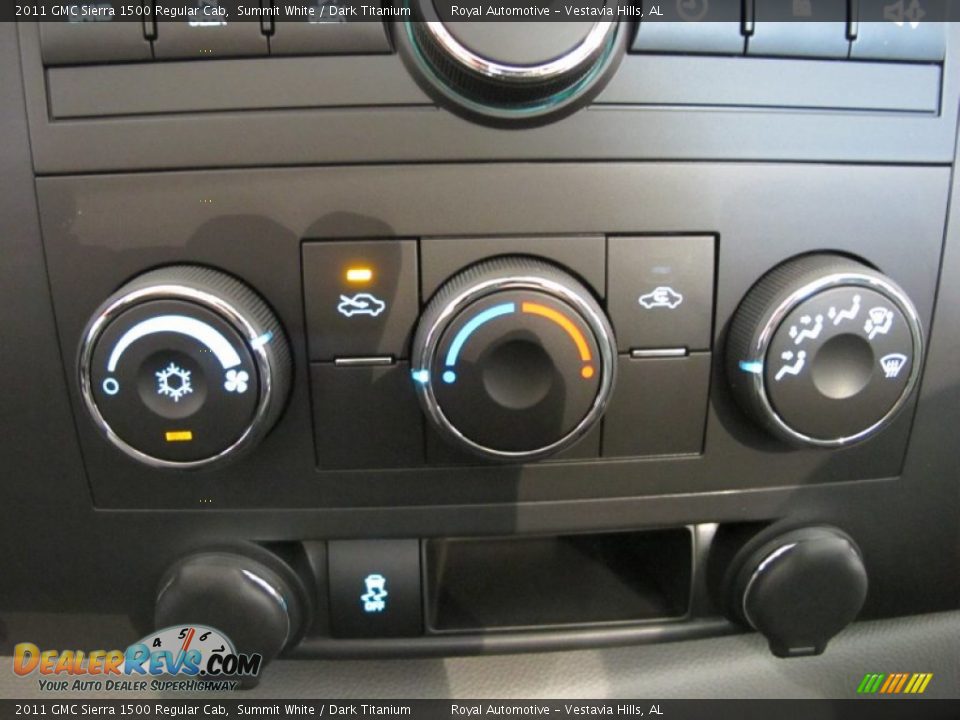 2011 GMC Sierra 1500 Regular Cab Summit White / Dark Titanium Photo #14