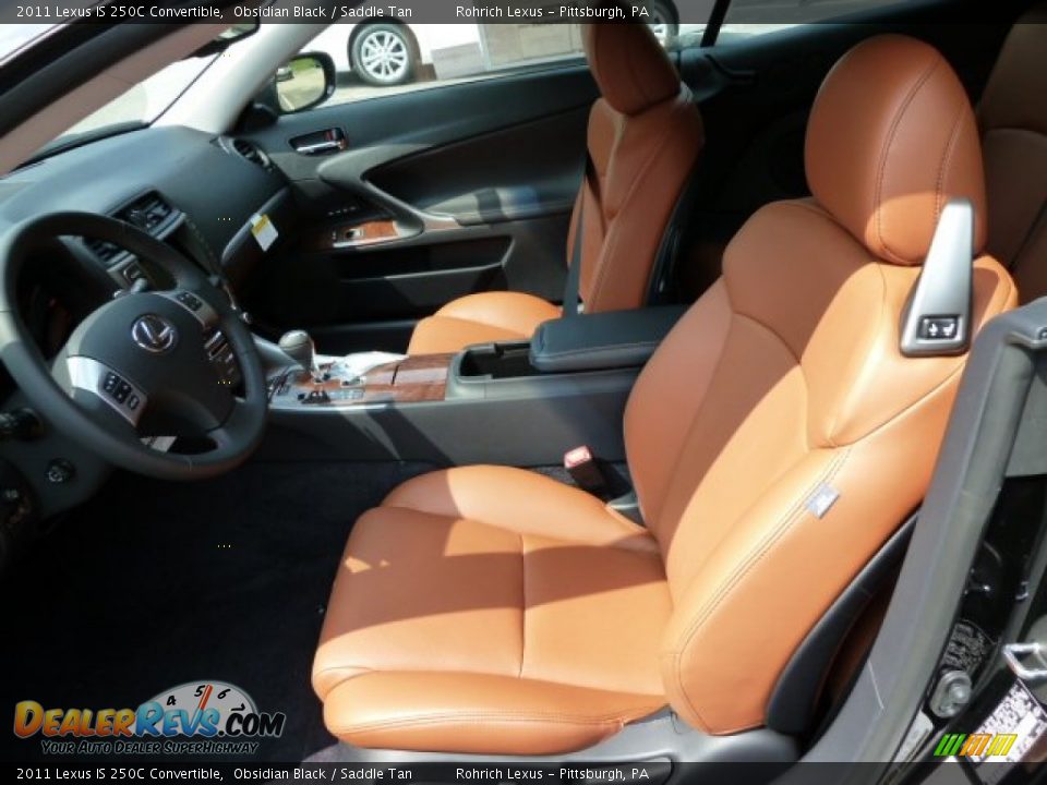 Saddle Tan Interior 2011 Lexus Is 250c Convertible Photo