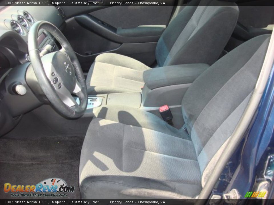 2007 Nissan Altima 3.5 SE Majestic Blue Metallic / Frost Photo #9