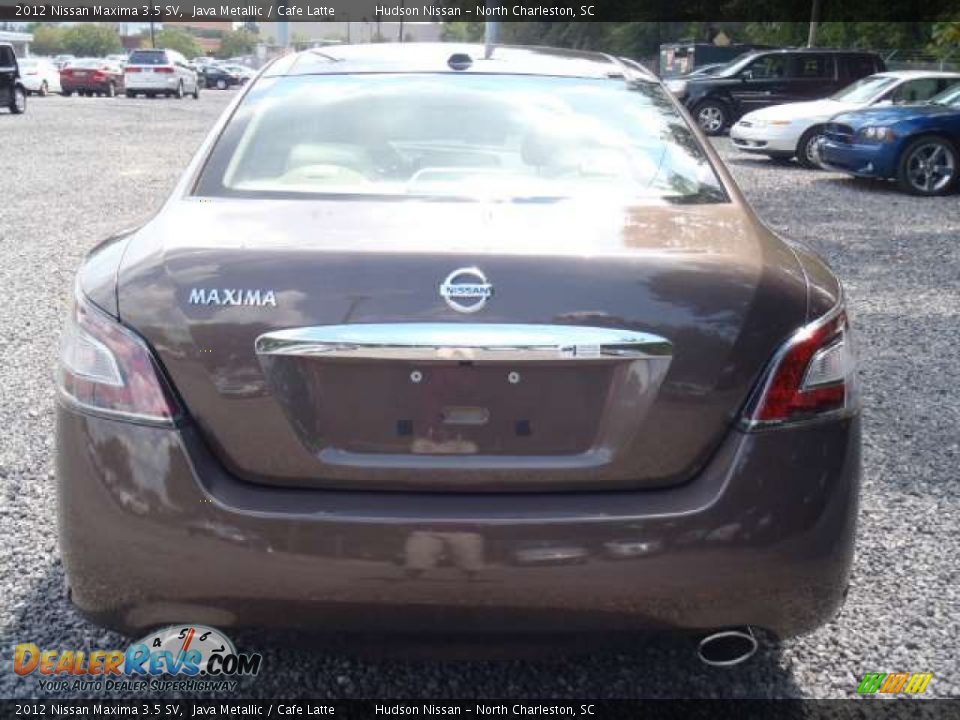 2012 Nissan Maxima 3.5 SV Java Metallic / Cafe Latte Photo #4