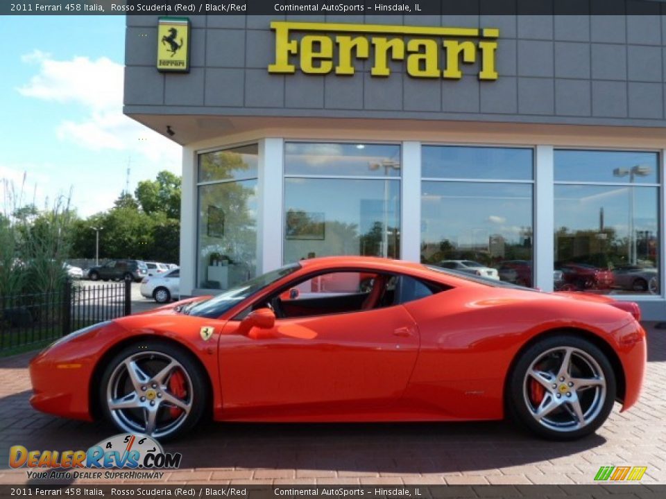 Rosso Scuderia (Red) 2011 Ferrari 458 Italia Photo #1