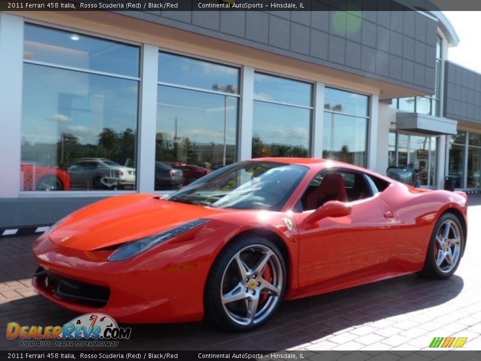 Front 3/4 View of 2011 Ferrari 458 Italia Photo #2