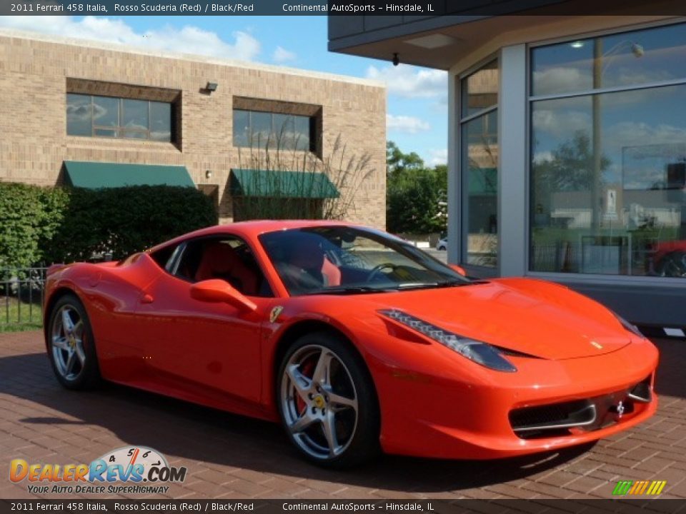Front 3/4 View of 2011 Ferrari 458 Italia Photo #5