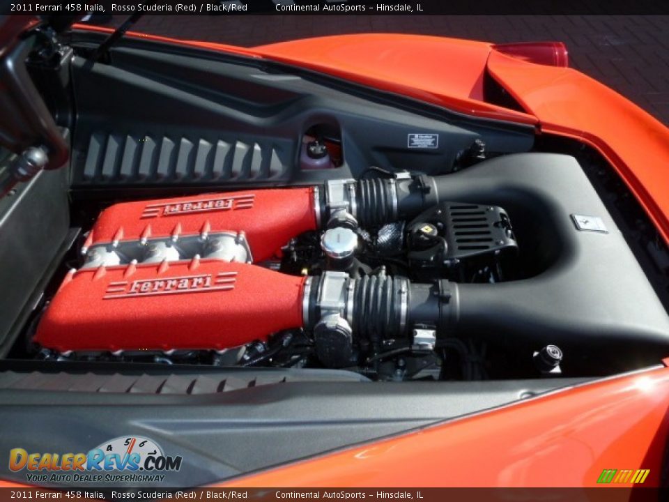 2011 Ferrari 458 Italia 4.5 Liter GDI DOHC 32-Valve VVT V8 Engine Photo #13