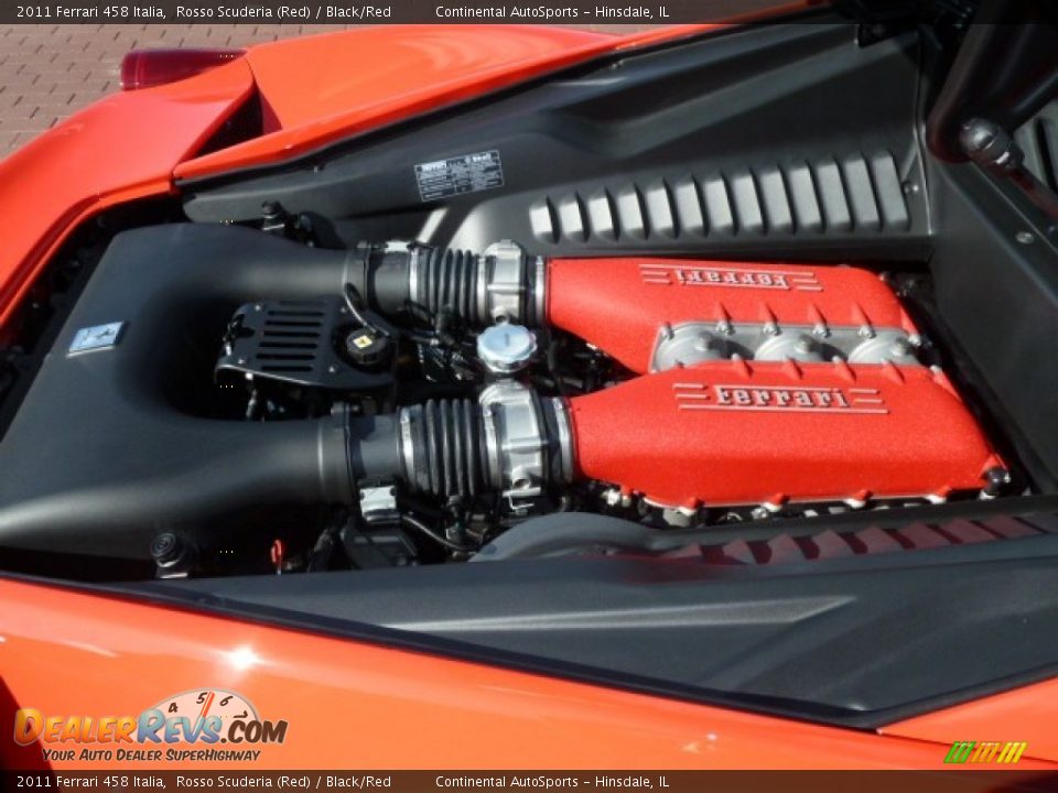 2011 Ferrari 458 Italia 4.5 Liter GDI DOHC 32-Valve VVT V8 Engine Photo #15