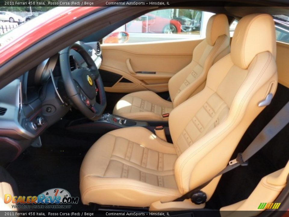 Beige Interior 2011 Ferrari 458 Italia Photo 17