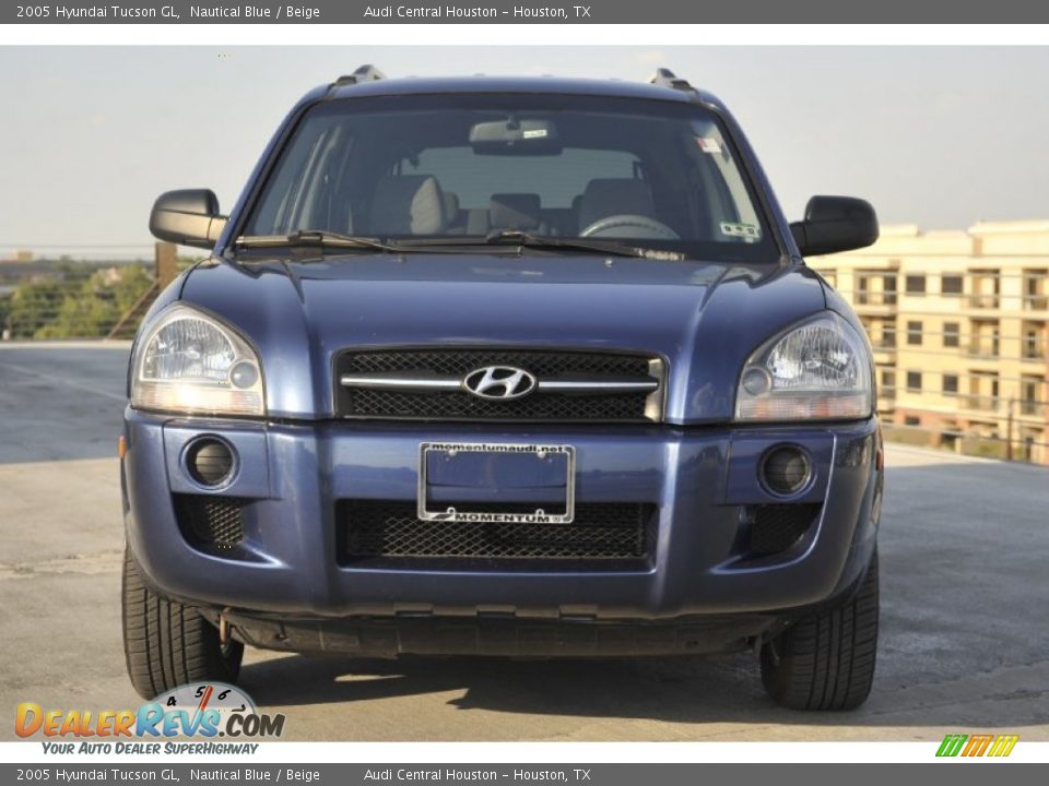 2005 Hyundai Tucson GL Nautical Blue / Beige Photo #2