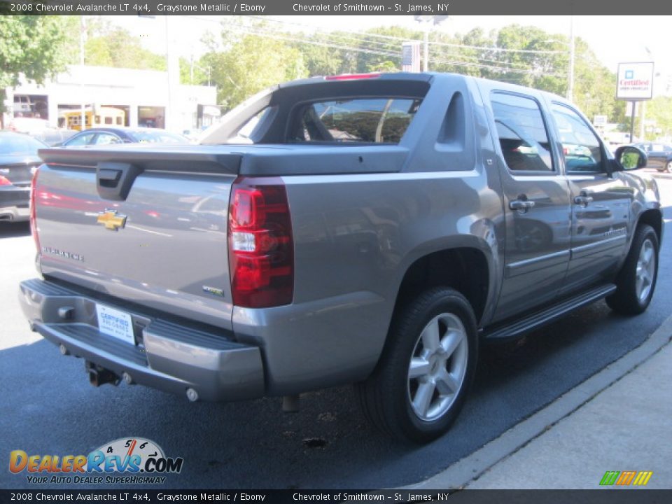 2008 Chevrolet Avalanche LT 4x4 Graystone Metallic / Ebony Photo #4