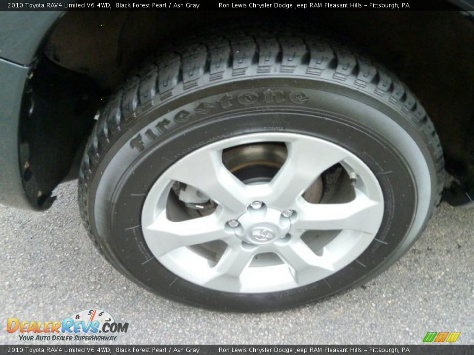 2010 Toyota RAV4 Limited V6 4WD Black Forest Pearl / Ash Gray Photo #11