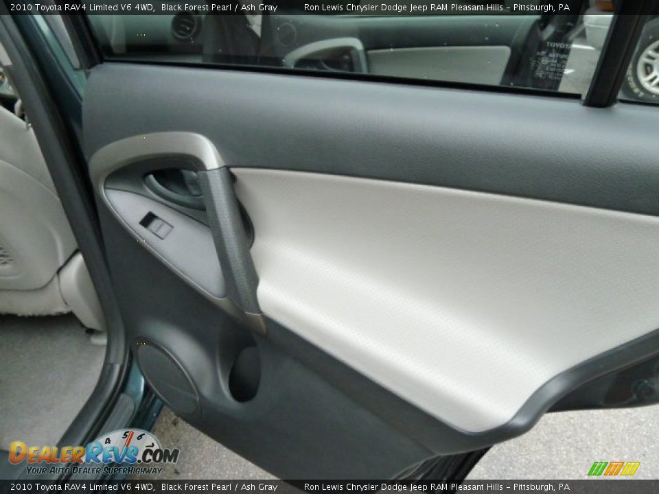 2010 Toyota RAV4 Limited V6 4WD Black Forest Pearl / Ash Gray Photo #17