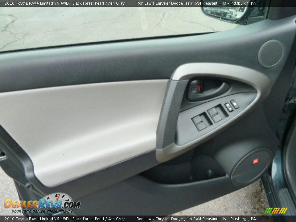 2010 Toyota RAV4 Limited V6 4WD Black Forest Pearl / Ash Gray Photo #21