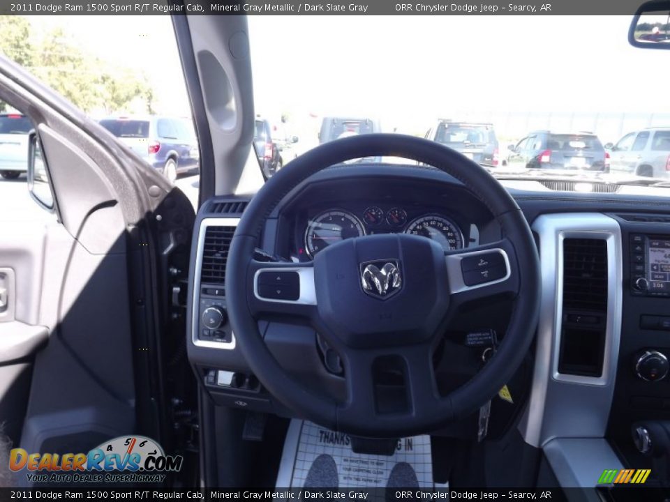2011 Dodge Ram 1500 Sport R/T Regular Cab Mineral Gray Metallic / Dark Slate Gray Photo #9