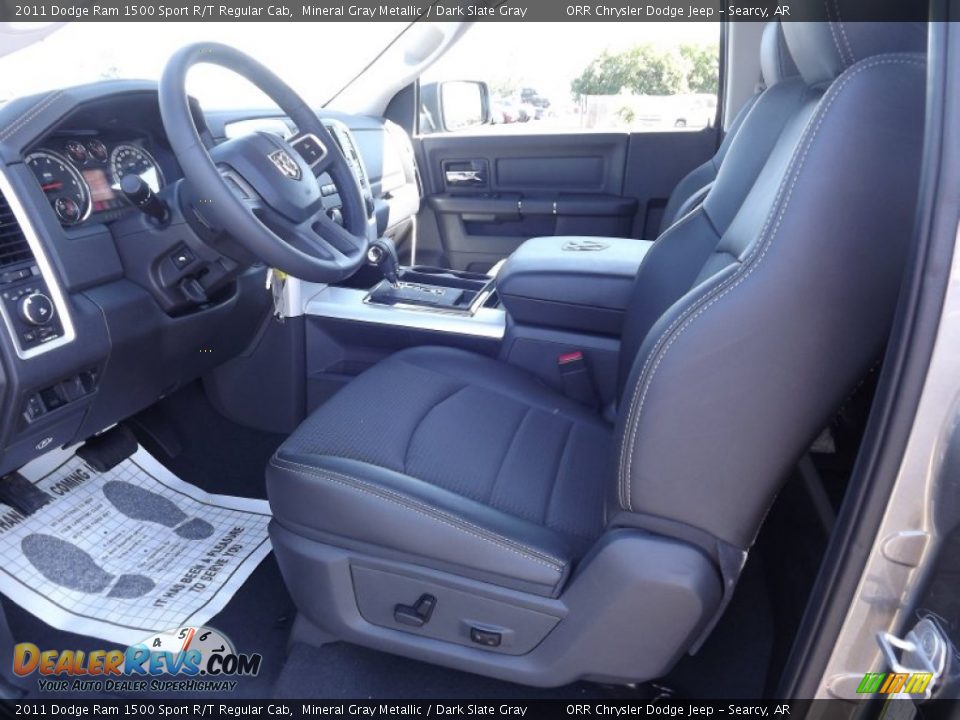 Dark Slate Gray Interior - 2011 Dodge Ram 1500 Sport R/T Regular Cab Photo #11