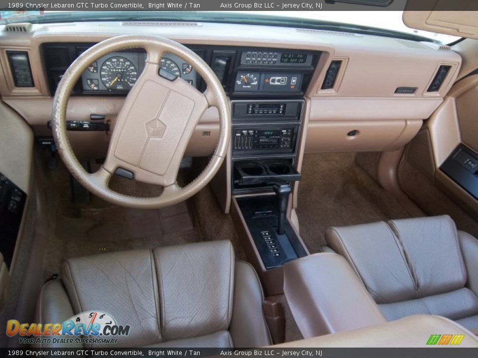 Dashboard of 1989 Chrysler Lebaron GTC Turbo Convertible Photo #6