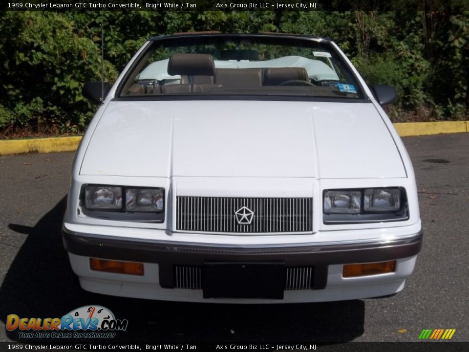 Bright White 1989 Chrysler Lebaron GTC Turbo Convertible Photo #28