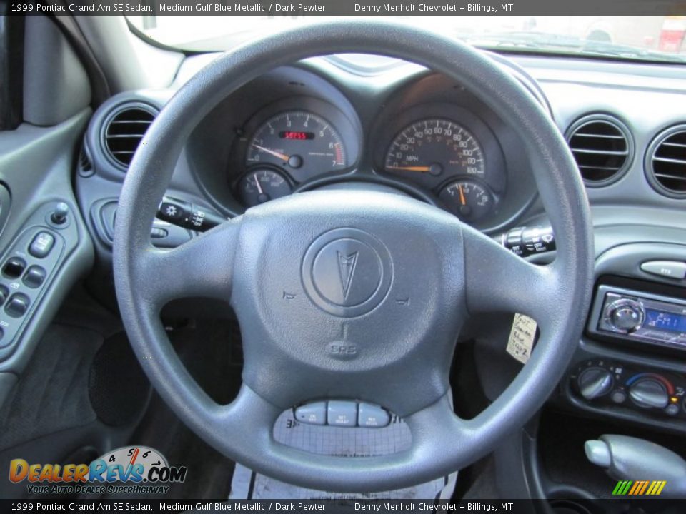 1999 Pontiac Grand Am SE Sedan Steering Wheel Photo #6
