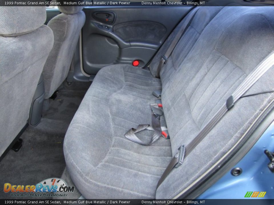 Dark Pewter Interior - 1999 Pontiac Grand Am SE Sedan Photo #19